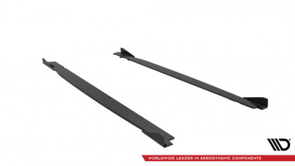 Prahové lišty Street pro + flaps V.1 Toyota GR86 Mk1 černo červené