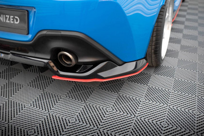 Spoiler zadního nárazniku V.2 Toyota GR86 Mk1 černo červený