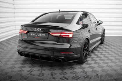 Splittery zadní boční Street Pro Audi RS3 Sedan 8V Facelift černé