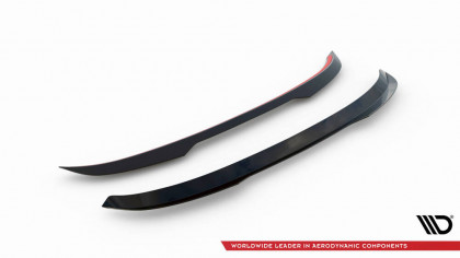 Prodloužení spoileru Peugeot 308 SW Mk3 černý lesklý plast