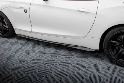 Prahové lišty BMW Z4 E89 černý lesklý plast