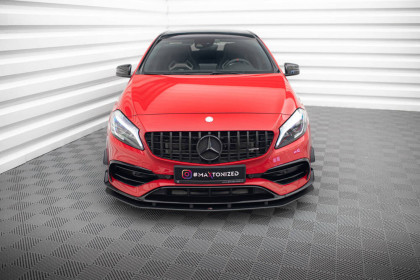 Street pro spojler pod nárazník lipa Mercedes-Benz A 45 AMG Aero W176 černý