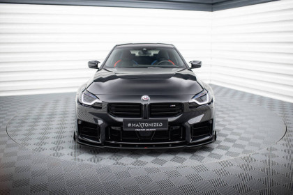 Street pro spojler pod nárazník lipa V.1 + flaps BMW M2 G87 černo červený