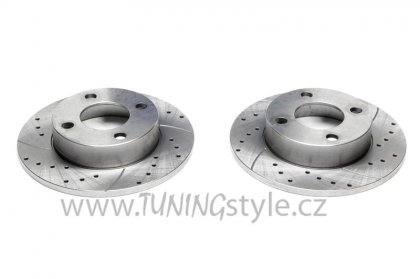 Sportovní brzdové kotouče TA Technix - zadní 245mm - Audi 100 1.8l Quattro