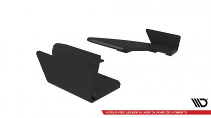 Splittery zadní boční Street Pro + flaps Audi TT S 8S černo červené