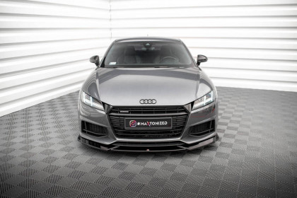 Spojler pod nárazník lipa V.1 Audi TT S / S-Line 8S černý leský plast