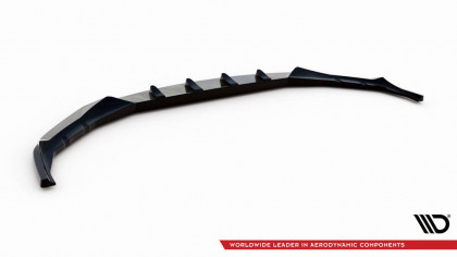 Spojler pod nárazník lipa V.4 BMW 5 M-Pack G30 / G31 černý leský plast