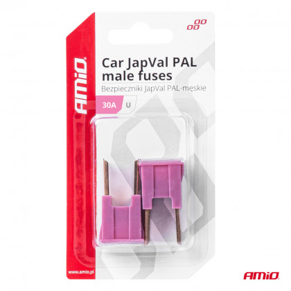 Pojistka JAPVAL PAL samec U 30A AMIO-03406