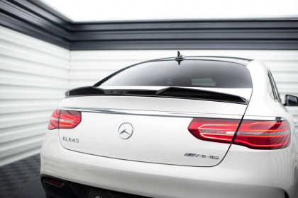 Prodloužení spoileru 3D Mercedes-Benz GLE Coupe 43 AMG / AMG-Line C292 černý lesklý plast
