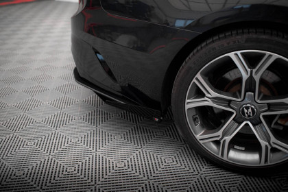 Splittery zadní boční Street Pro + flaps Kia Stinger GT-Line Mk1 černo červené