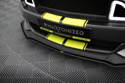 Street pro spojler pod nárazník lipa Ford Mustang GT Mk6 černo červený
