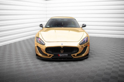 Spojler pod nárazník lipa V.1 Maserati Granturismo Mk1 Facelift černý leský plast