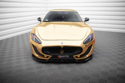 Spojler pod nárazník lipa V.2 Maserati Granturismo Mk1 Facelift černý leský plast