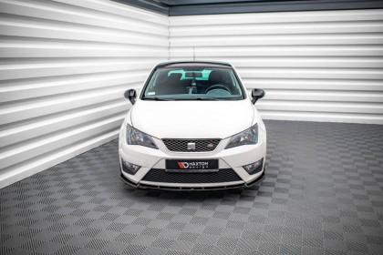 Spojler pod nárazník lipa V.2 Seat Ibiza FR SC Mk4 Facelift černý leský plast