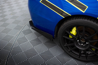 Splittery zadní boční Street Pro + flaps Subaru WRX STI Mk1 černo červené