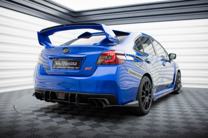 Spoiler zadního nárazníku Street pro Subaru WRX STI Mk1 černo červený