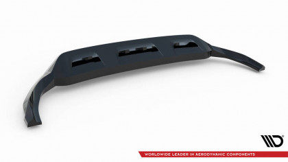 Spojler pod nárazník lipa V.2 Audi SQ8 / Q8 S-Line Mk1 černý leský plast