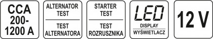ELEKTRONICZNY TESTER AKUMULATORÓW