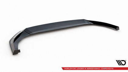 Spojler pod nárazník lipa V.6 Volkswagen Golf GTI Mk8 černý leský plast