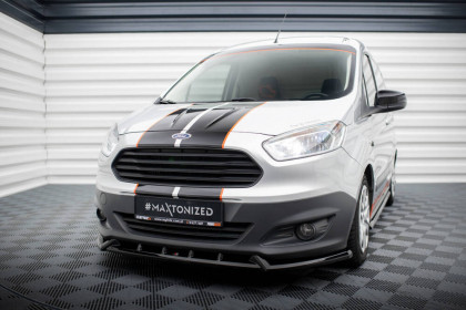 Spojler pod nárazník lipa Ford Transit Courier Mk1 černý leský plast
