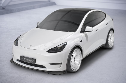 Spoiler pod přední nárazník CSR CUP pro Tesla Model Y - carbon look lesklý