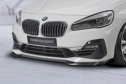 Spoiler pod přední nárazník CSR CUP pro BMW 2 F45 Active Tourer 18-21 (LCI) - černá struktura