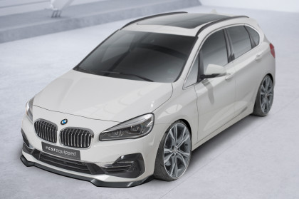Spoiler pod přední nárazník CSR CUP pro BMW 2 F45 Active Tourer 18-21 (LCI) - černá struktura