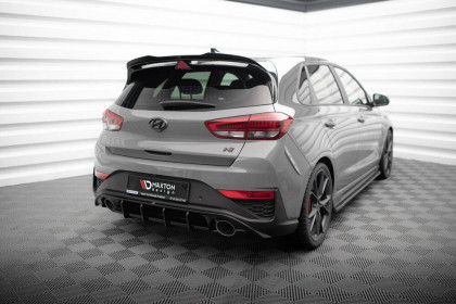 Zadní difuzor Hyundai I30 N Hatchback Mk3 Facelift černý lesklý plast
