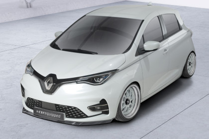 Spoiler pod přední nárazník CSR CUP pro Renault Zoe - carbon look matný
