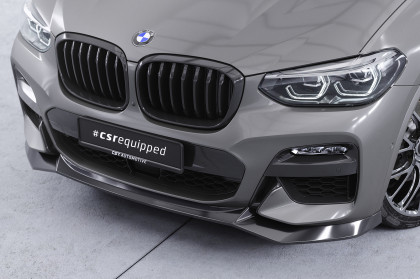 Spoiler pod přední nárazník CSR CUP pro BMW X3 G01 M-Paket - černá struktura