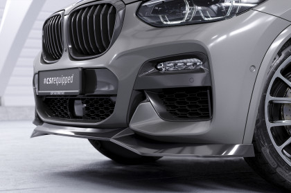 Spoiler pod přední nárazník CSR CUP pro BMW X3 G01 M-Paket - černá struktura