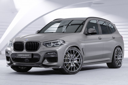 Spoiler pod přední nárazník CSR CUP pro BMW X3 G01 M-Paket - černá struktura