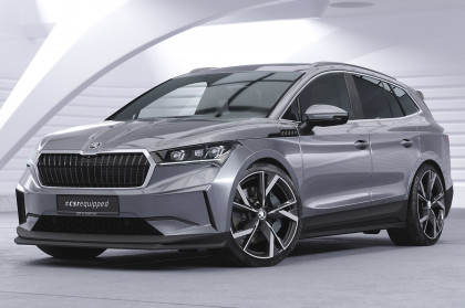 Spoiler pod přední nárazník CSR CUP pro Škoda Enyaq iV - černý matný
