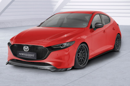 Spoiler pod přední nárazník CSR CUP pro Mazda 3 (Typ BP) - černý matný