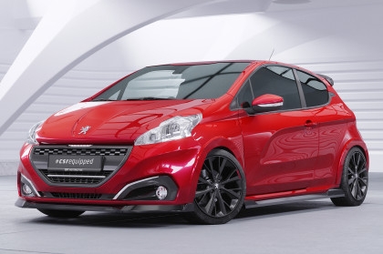Spoiler pod přední nárazník CSR CUP pro Peugeot 208 GTi carbon look matný