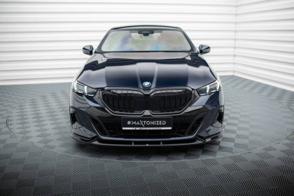 Spojler pod nárazník lipa V.1 BMW 5 M-Pack G60 černý lesklý plast