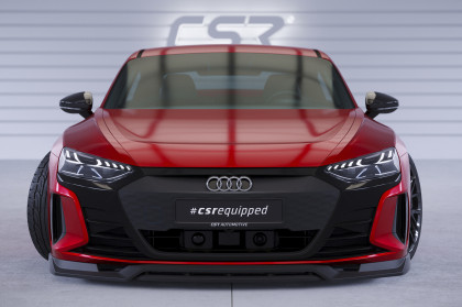 Spoiler pod přední nárazník CSR CUP pro Audi e-tron GT  - černá struktura
