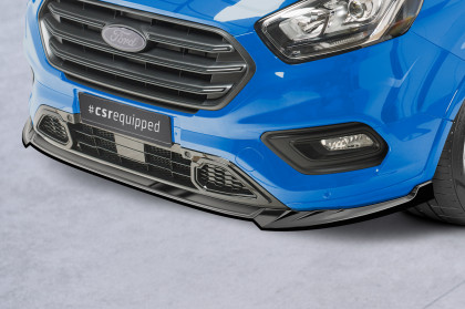 Spoiler pod přední nárazník CSR CUP pro Ford Tourneo Custom - černá struktura