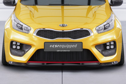 Spoiler pod přední nárazník CSR CUP pro Kia Ceed GT / Pro Ceed GT - černá struktura