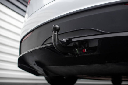 Spoiler zadního nárazniku Tesla Model X Mk1 Facelift černý lesklý plast