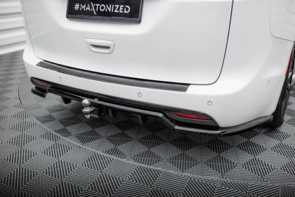 Spoiler zadního nárazniku Chrysler Pacifica Mk2 Facelift černý lesklý plast