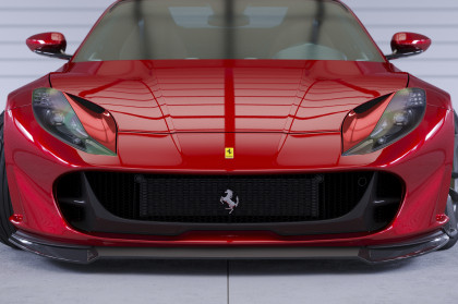 Spoiler pod přední nárazník CSR CUP pro Ferrari 812 Superfast / GTS - černý lesklý