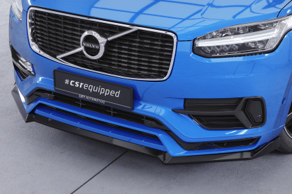 Spoiler pod přední nárazník CSR CUP pro Volvo XC90 II R-Design  2015-2019 - černá struktura