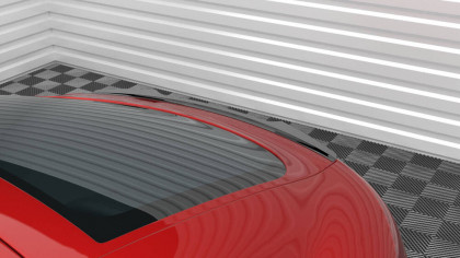 Prodloužení spoileru Audi TT 8J černý lesklý plast