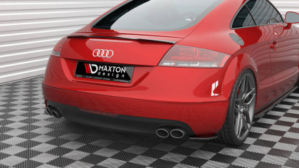 Prodloužení spoileru Audi TT 8J černý lesklý plast