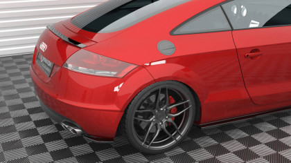 Prodloužení spoileru Audi TT 8J černý lesklý plast