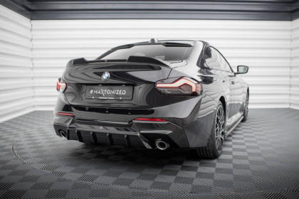 Zadní difuzor BMW 2 G42 černý lesklý plast