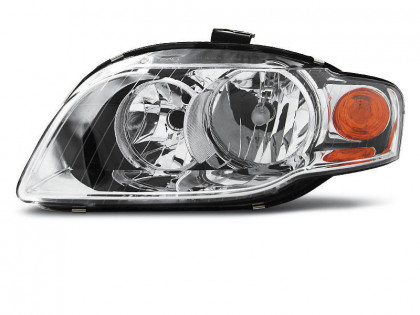 Přední světlo čiré levé Audi A4 B7 04-08