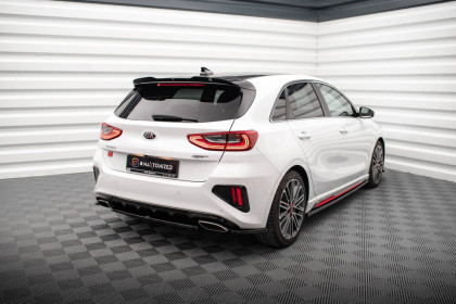 Splittery zadní boční Kia Ceed GT Mk3 černý lesklý plast