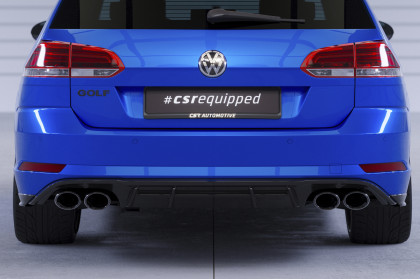 Spoiler pod zadní nárazník, difuzor VW Golf 7 Variant R - Černá struktura